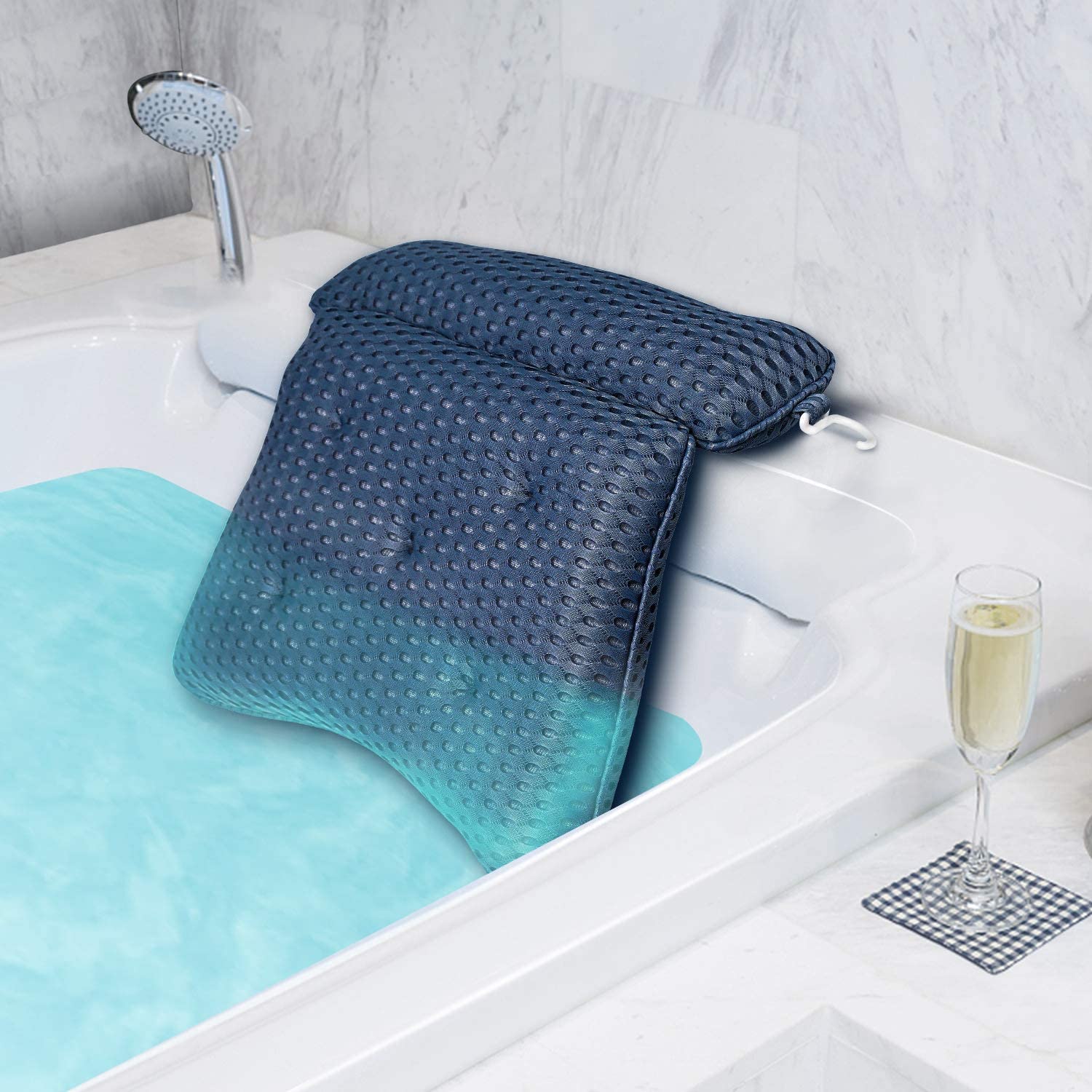 Non-Slip Bathtub Mattress Cushion with Large Suction Cups, Luxury BathBed  Bath Pillow and Spa Cushion for Full Body Comfort, Full Body Spa Bath  Pillow